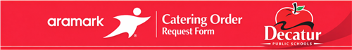 Aramark Catering Order Request Form